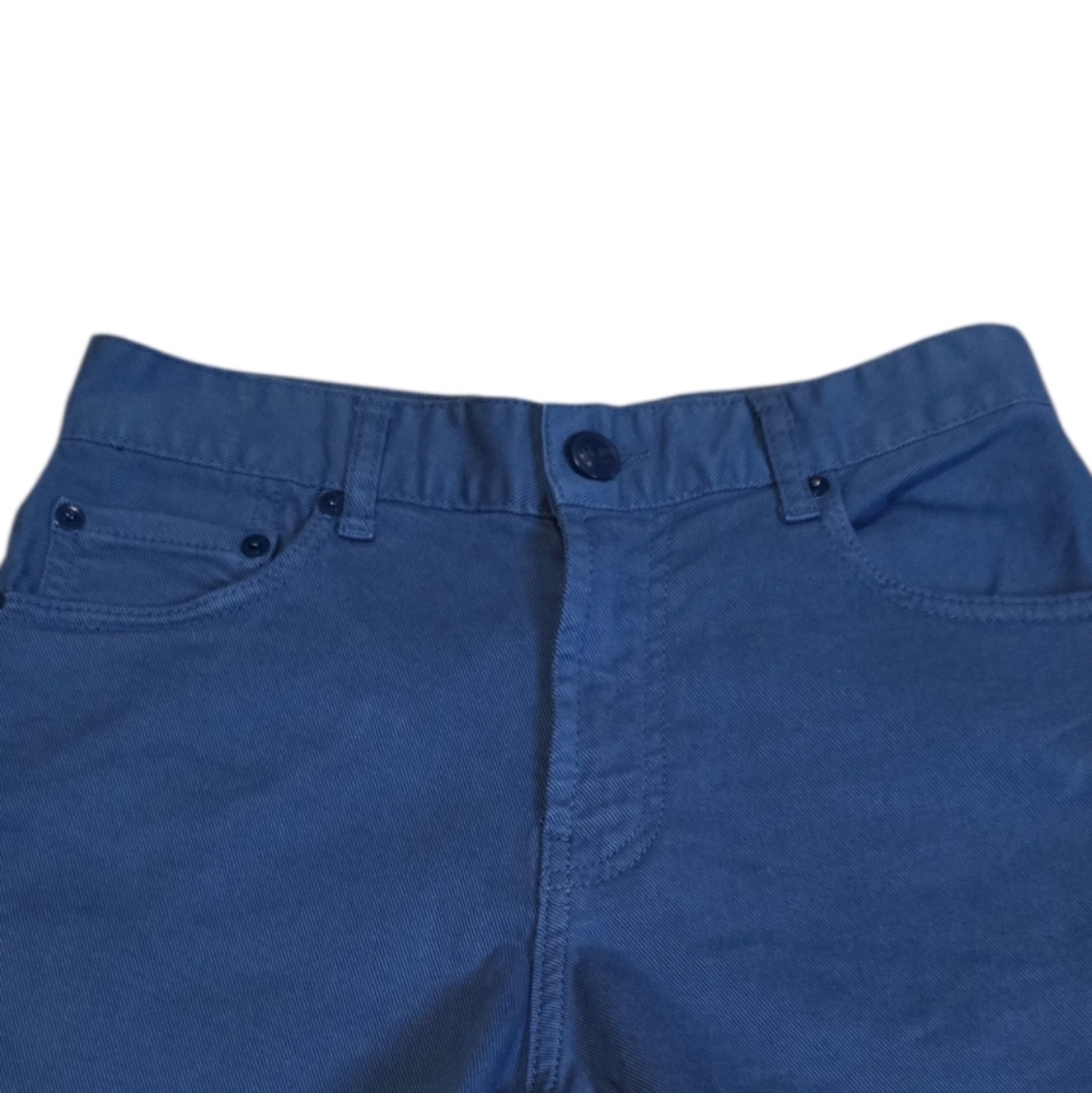 SOLID & STRIPED Blue Flat Front Classic Shorts - image 4